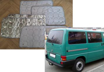 5 delige set raamisolatie achterzijde T4