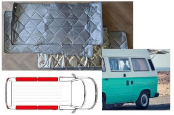isolatie matten VW T2 T3