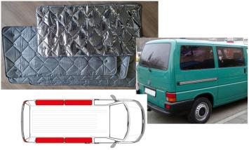 volkswagen T4 raamisolatie