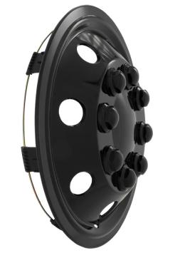 Wieldop 15 Inch Zwart Glanzend – Extra Bol – 1 Stuk