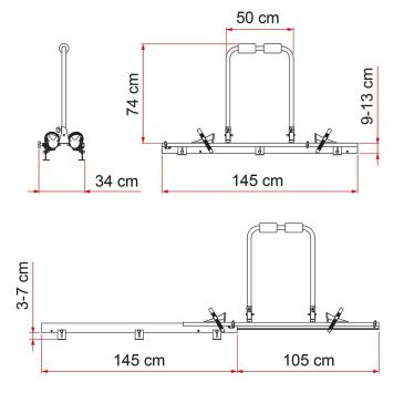 Fiamma Carry-Bike Garage Slide Pro-Bike
