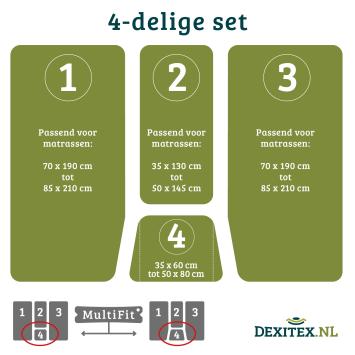camper met enekele bedden textiel
