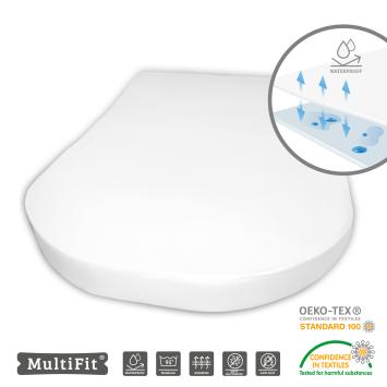 Queensbed molton waterdichte matrasbeschermer