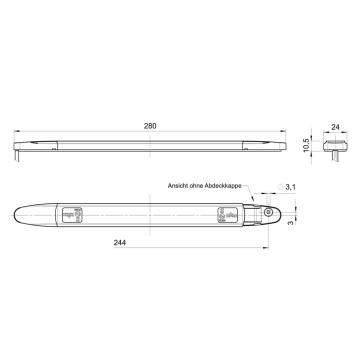 Jokon Derde Remlicht ZHBL28 12 LEDs Rood