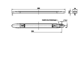Jokon Derde Remlicht ZHBL28 12 LEDs Wit