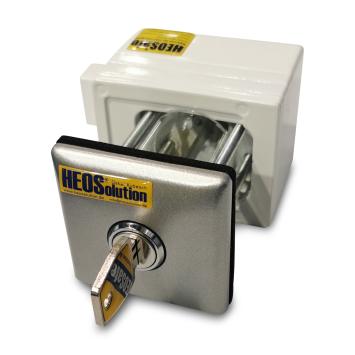 HEOSafe Buitenslot 3 Grijs Heosafe 1958 G