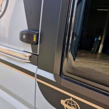 HeoSafe Buscamper sloten VAN Security Fiat Ducato X290 vanaf 2022 Type 8 ZWART**