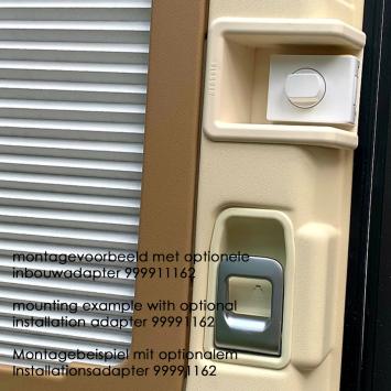 HEOsafe Portiersloten set en 2 buitenslot Fiat Ducato 8 vanaf 2021 Wit**